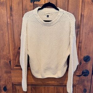 Universal Thread Cream Knit Sweater